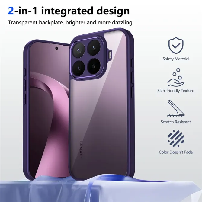 Coque Xiaomi 17T Pro Dos Transparent Cadre Mat