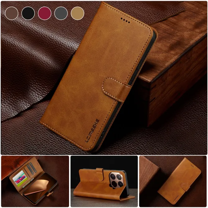 Housse Xiaomi 17T Pro Effet Cuir LC.IMEEKE