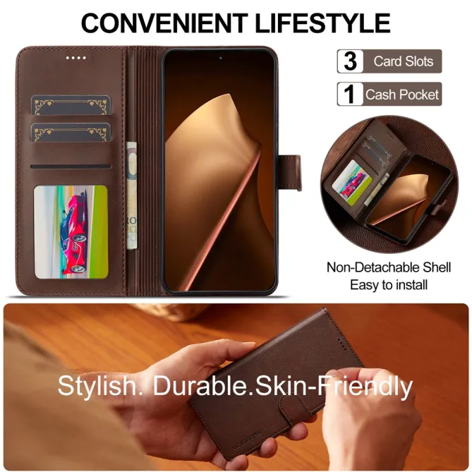 Housse Xiaomi 17T Pro Effet Cuir LC.IMEEKE