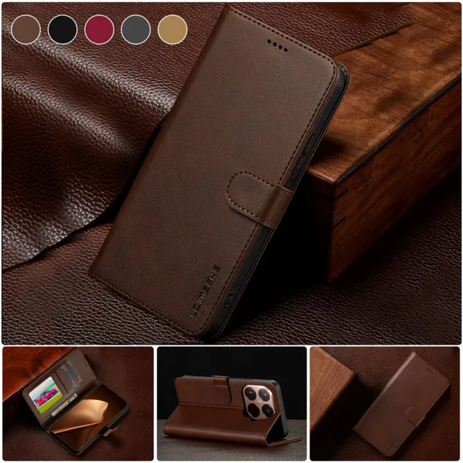 Housse Xiaomi 17T Pro Effet Cuir LC.IMEEKE