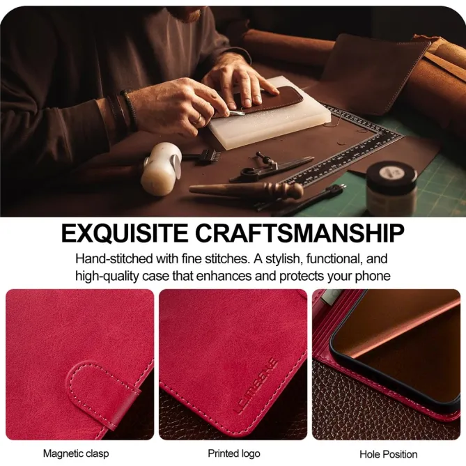 Housse Xiaomi 17T Pro Effet Cuir LC.IMEEKE