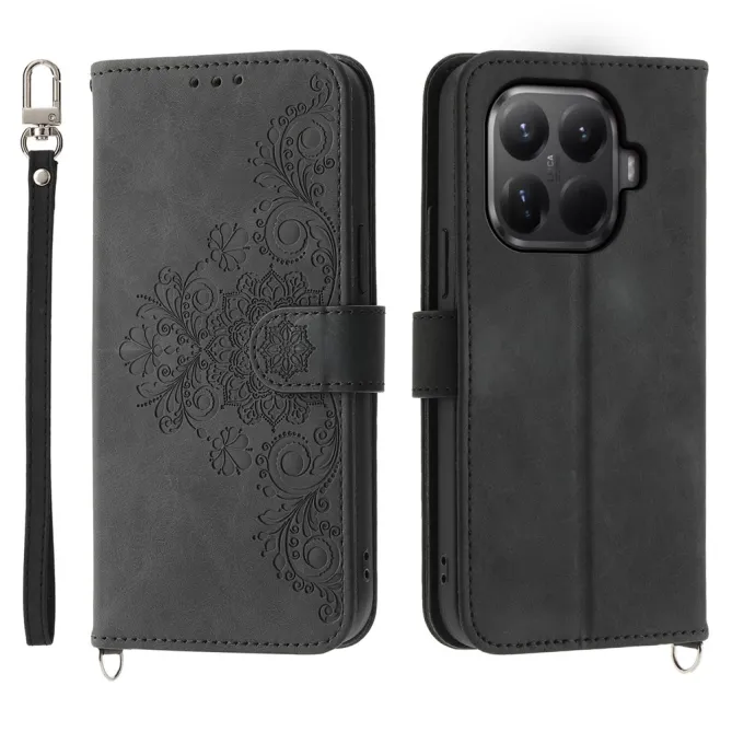 Étui Xiaomi 17T Pro Dentelle Embossée Bandoulière