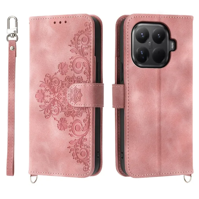 Étui Xiaomi 17T Pro Dentelle Embossée Bandoulière