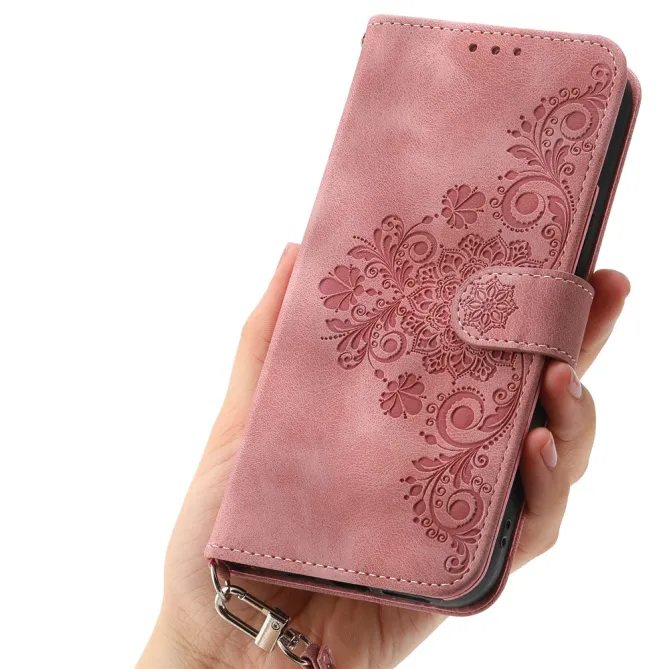 Étui Xiaomi 17T Pro Dentelle Embossée Bandoulière