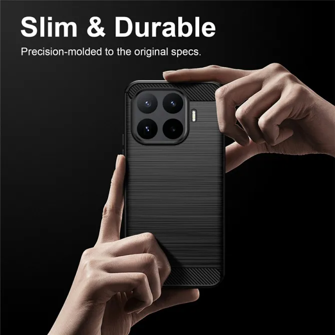 Coque Xiaomi 17T Pro Effet Brossé Carbone
