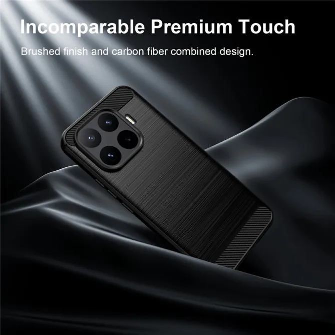 Coque Xiaomi 17T Pro Effet Brossé Carbone