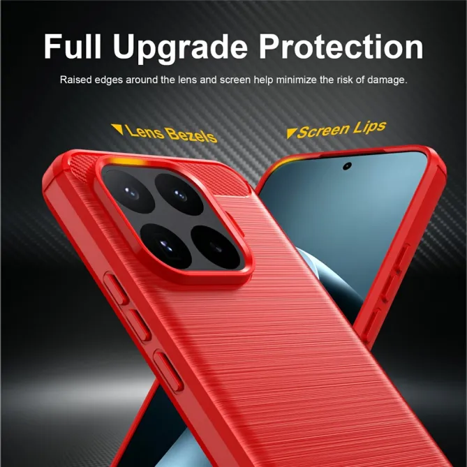 Coque Xiaomi 17T Pro Effet Brossé Carbone