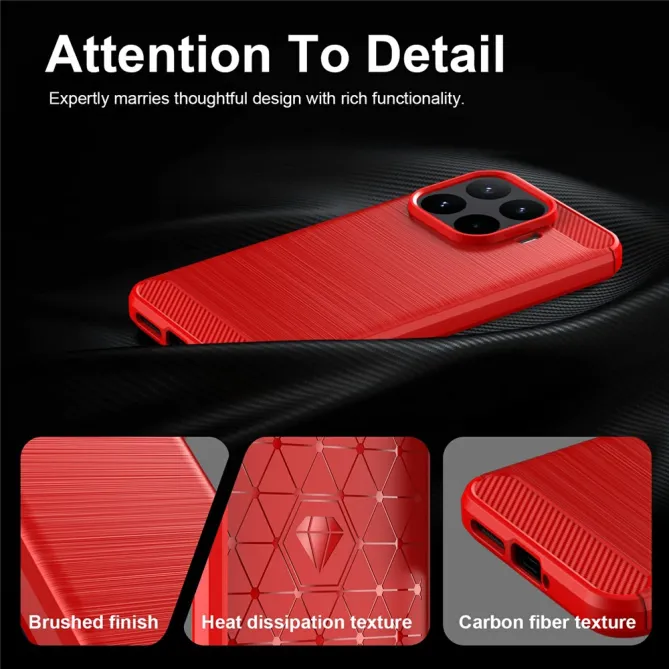 Coque Xiaomi 17T Pro Effet Brossé Carbone