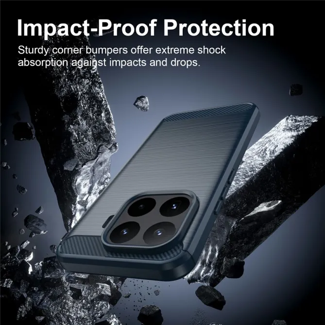 Coque Xiaomi 17T Pro Effet Brossé Carbone