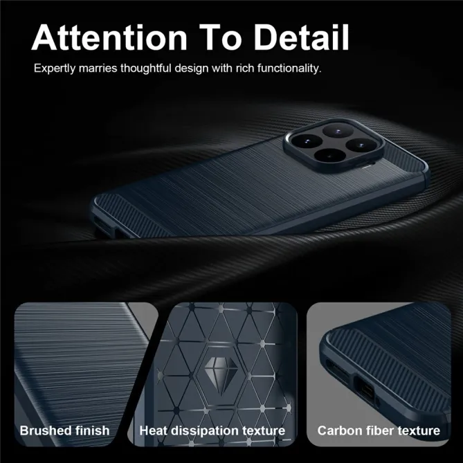 Coque Xiaomi 17T Pro Effet Brossé Carbone