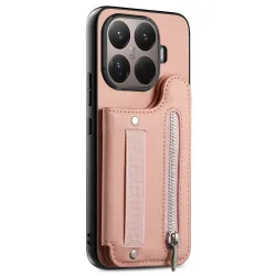 Coque Xiaomi 17T Pro Portefeuille Dos RFID Zippé