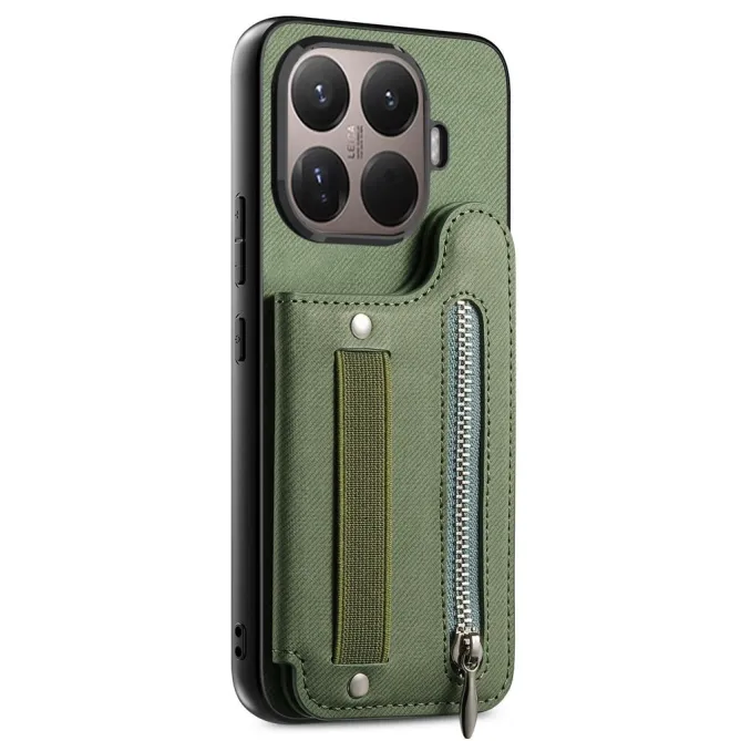 Coque Xiaomi 17T Pro Portefeuille Dos RFID Zippé