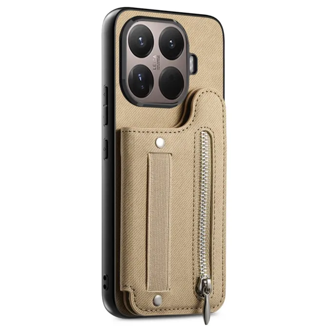 Coque Xiaomi 17T Pro Portefeuille Dos RFID Zippé