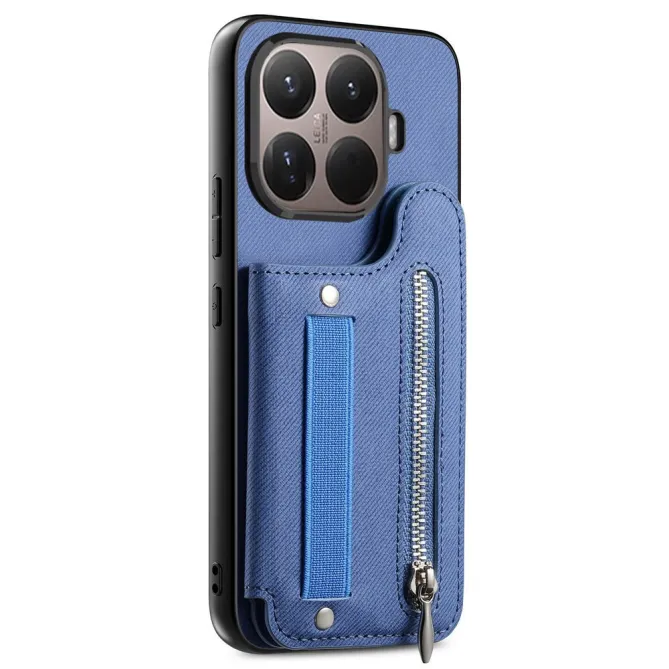 Coque Xiaomi 17T Pro Portefeuille Dos RFID Zippé