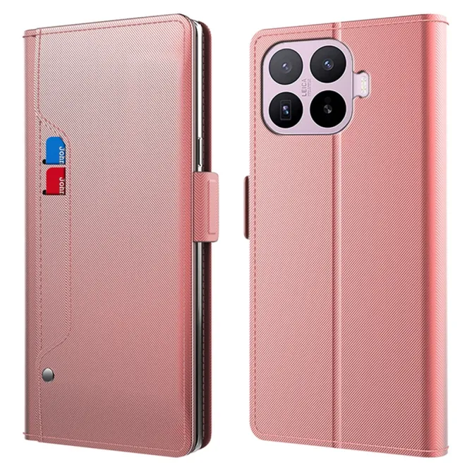 Housse Xiaomi 17T Pro Premium Porte Cartes avec Miroir