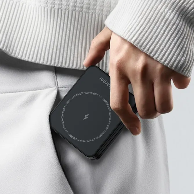Chargeur Sans Fil Pliable 3 en 1 Veilleuse Tactile
