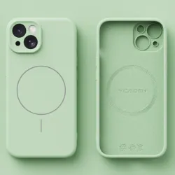 Coque iPhone 15 Silicone Soft Touch Compatible MagSafe