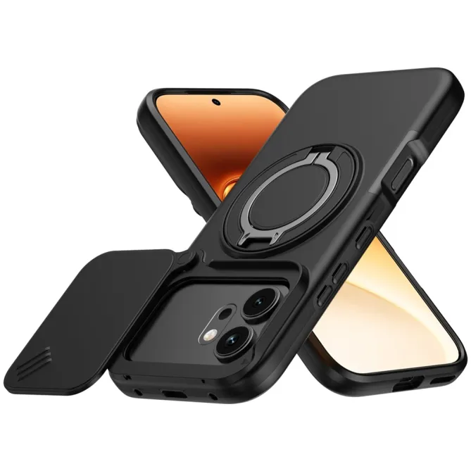 Coque Honor 600 et 600 Pro Cache Caméra Anneau Magnétique