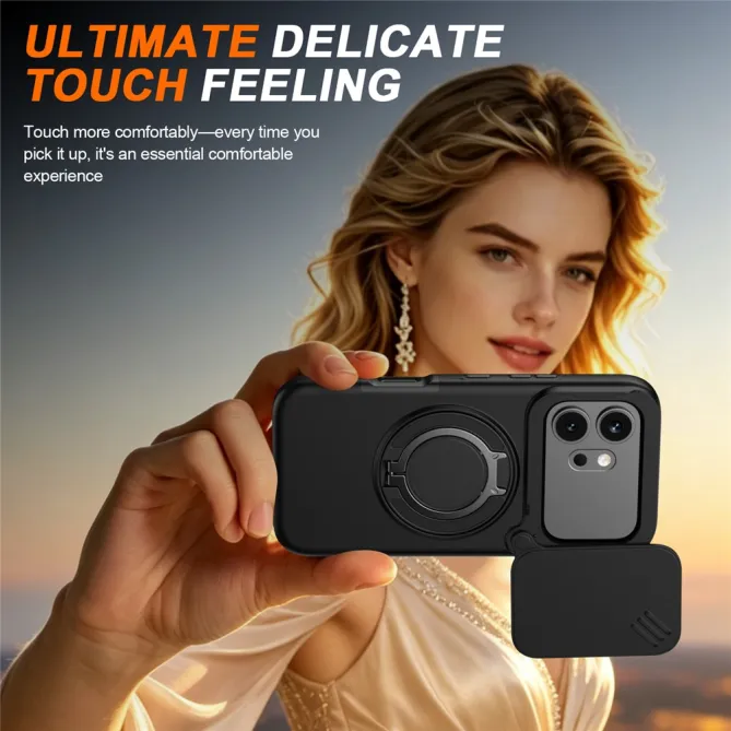 Coque Honor 600 et 600 Pro Cache Caméra Anneau Magnétique