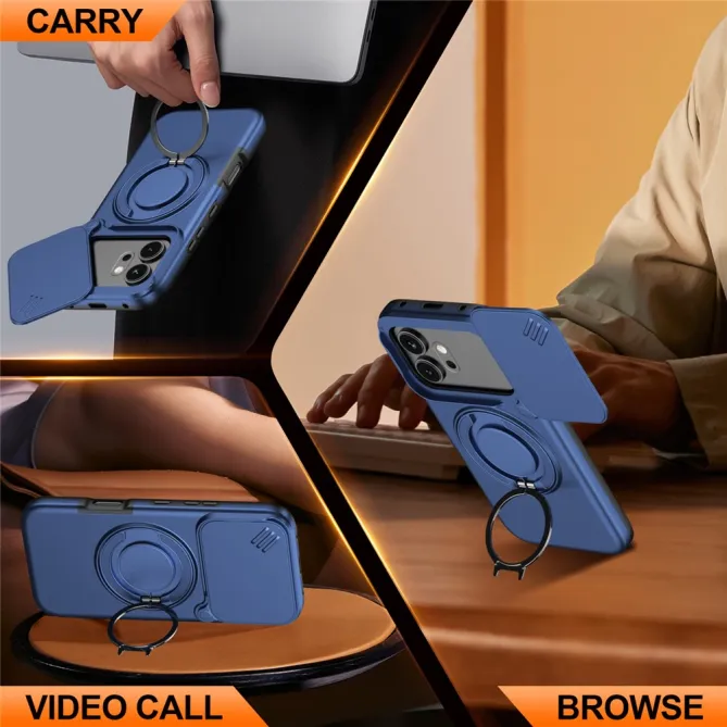 Coque Honor 600 et 600 Pro Cache Caméra Anneau Magnétique