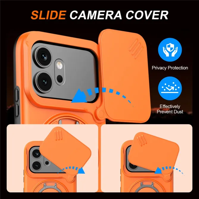 Coque Honor 600 et 600 Pro Cache Caméra Anneau Magnétique