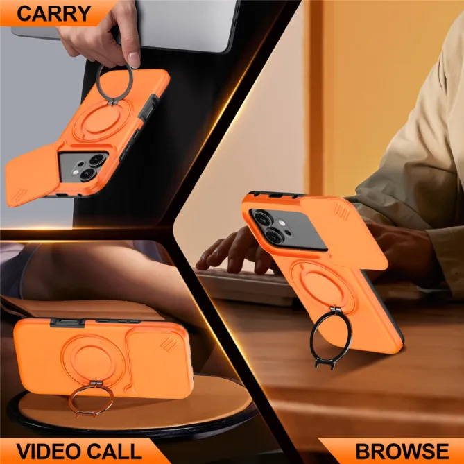 Coque Honor 600 et 600 Pro Cache Caméra Anneau Magnétique