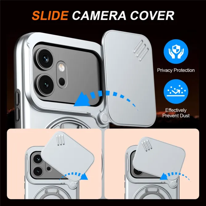 Coque Honor 600 et 600 Pro Cache Caméra Anneau Magnétique