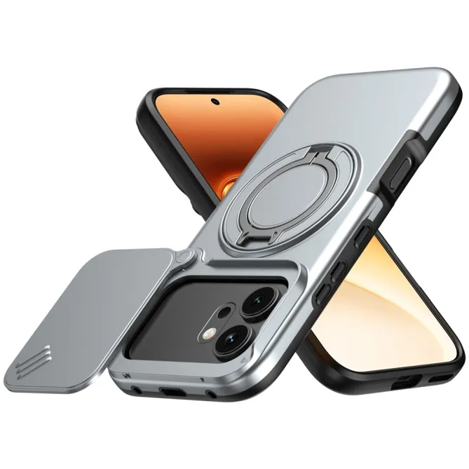Coque Honor 600 et 600 Pro Cache Caméra Anneau Magnétique
