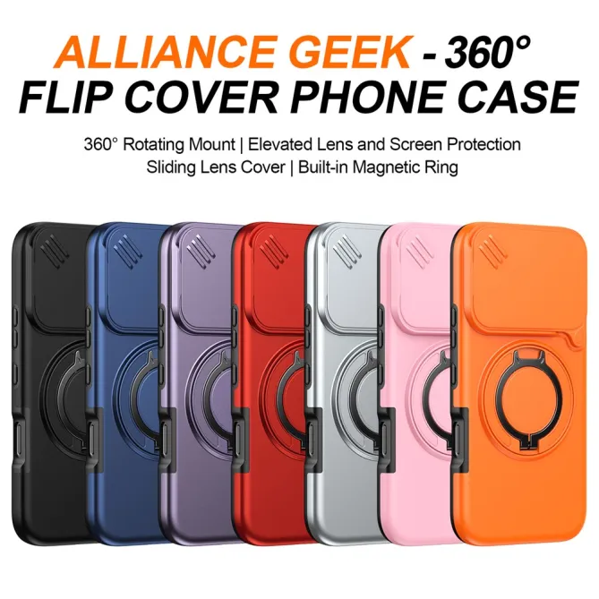 Coque Honor 600 et 600 Pro Cache Caméra Anneau Magnétique