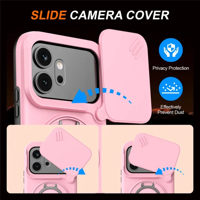 Coque Honor 600 et 600 Pro Cache Caméra Anneau Magnétique