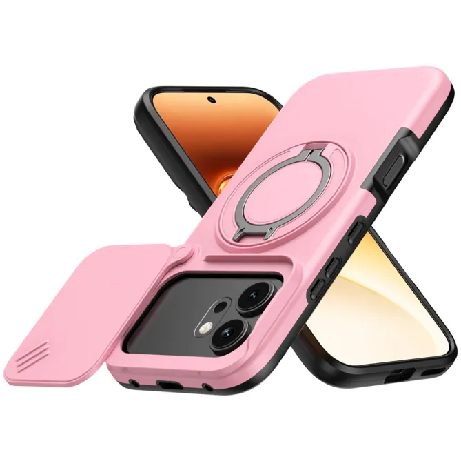 Coque Honor 600 et 600 Pro Cache Caméra Anneau Magnétique