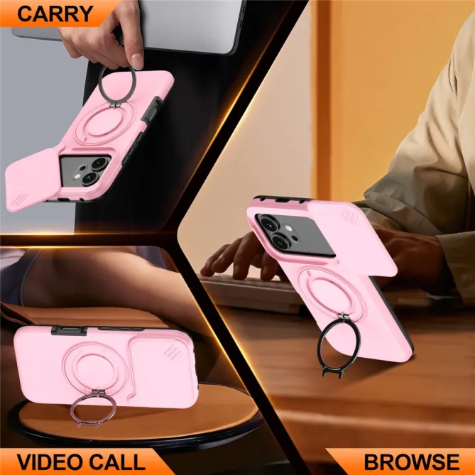 Coque Honor 600 et 600 Pro Cache Caméra Anneau Magnétique