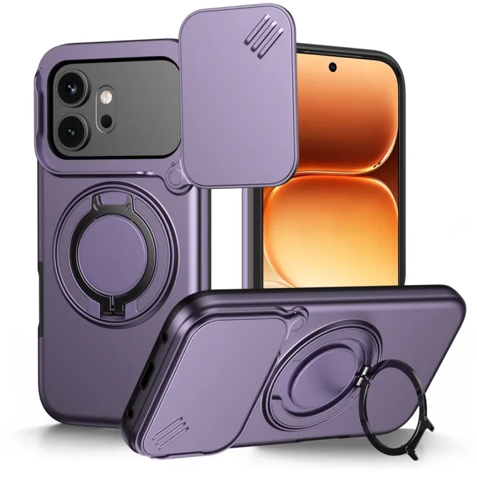 Coque Honor 600 et 600 Pro Cache Caméra Anneau Magnétique