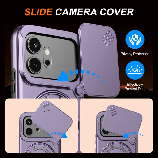 Coque Honor 600 et 600 Pro Cache Caméra Anneau Magnétique