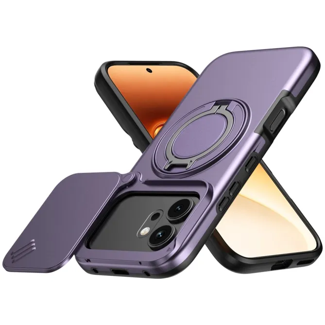 Coque Honor 600 et 600 Pro Cache Caméra Anneau Magnétique