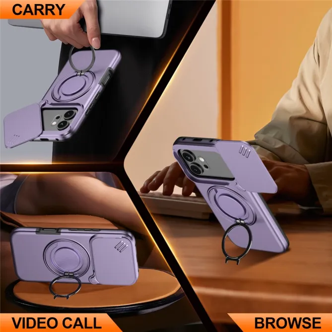 Coque Honor 600 et 600 Pro Cache Caméra Anneau Magnétique