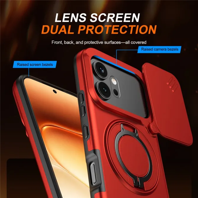 Coque Honor 600 et 600 Pro Cache Caméra Anneau Magnétique