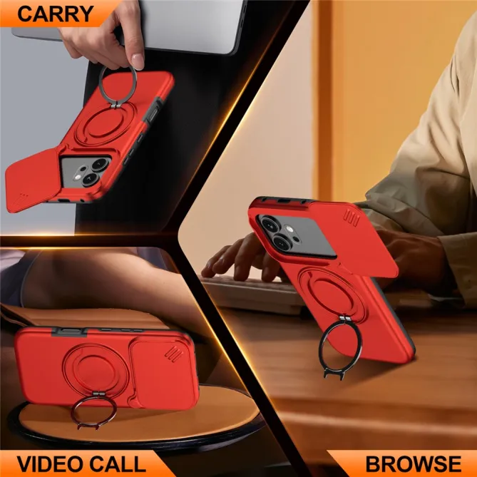 Coque Honor 600 et 600 Pro Cache Caméra Anneau Magnétique