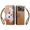 Housse Honor 600 / 600 Pro Chaton 3D Poche Zippée