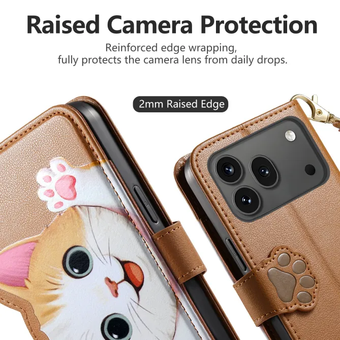 Housse Honor 600 / 600 Pro Chaton 3D Poche Zippée