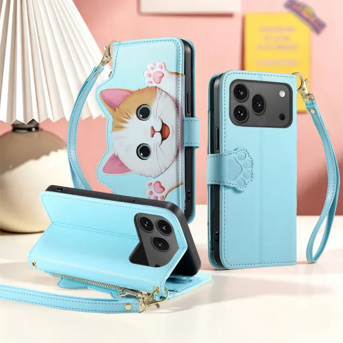 Housse Honor 600 / 600 Pro Chaton 3D Poche Zippée