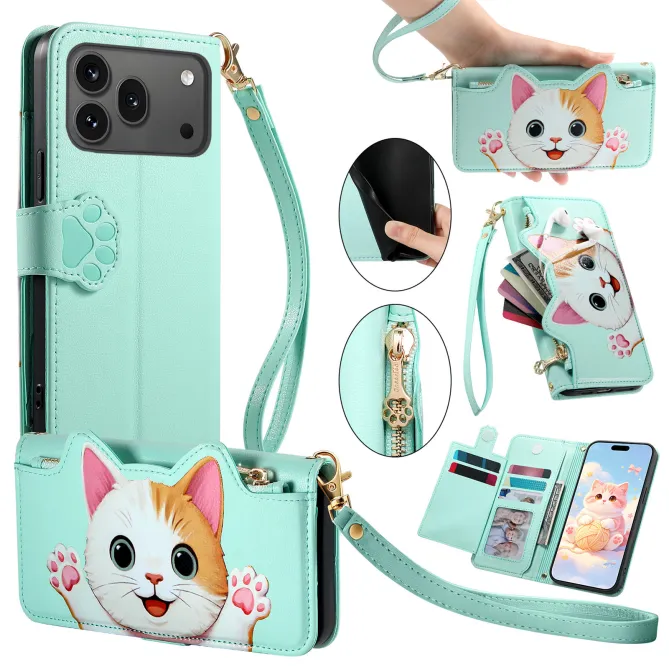 Housse Honor 600 / 600 Pro Chaton 3D Poche Zippée