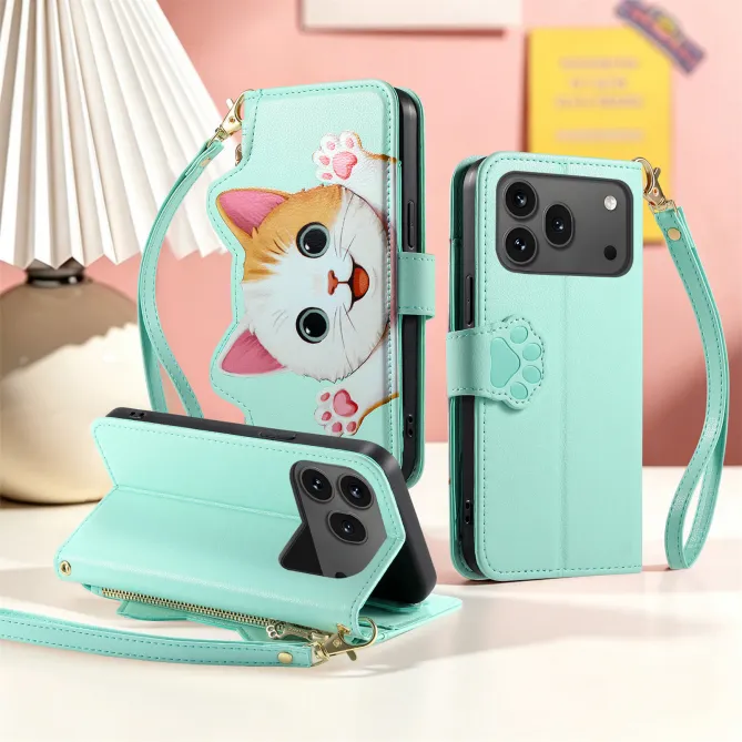 Housse Honor 600 / 600 Pro Chaton 3D Poche Zippée