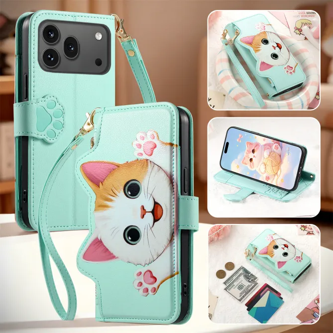Housse Honor 600 / 600 Pro Chaton 3D Poche Zippée
