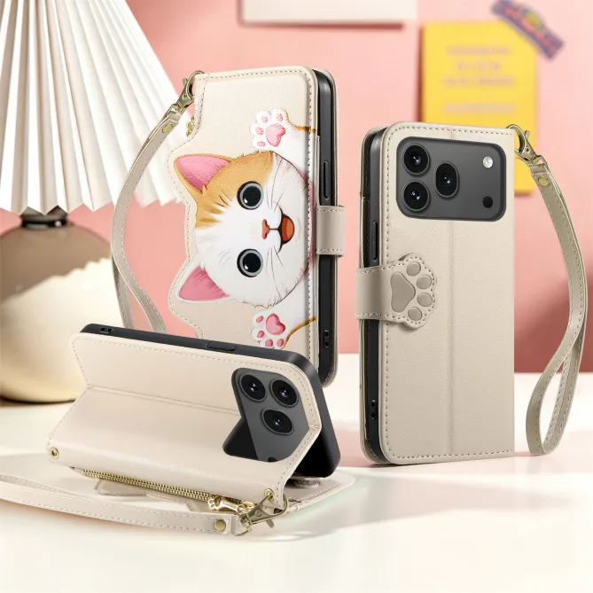 Housse Honor 600 / 600 Pro Chaton 3D Poche Zippée
