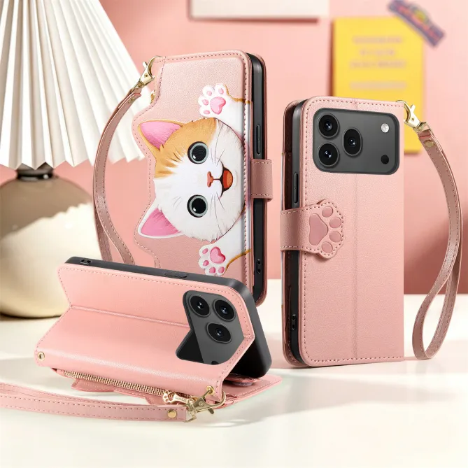 Housse Honor 600 / 600 Pro Chaton 3D Poche Zippée