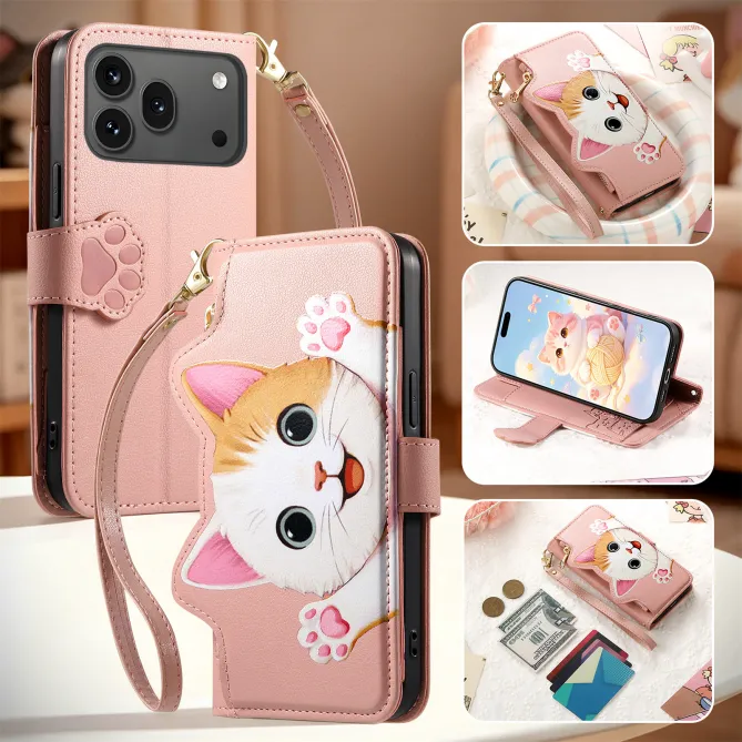 Housse Honor 600 / 600 Pro Chaton 3D Poche Zippée
