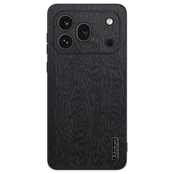 Coque Honor 600 Pro effet bois simili cuir