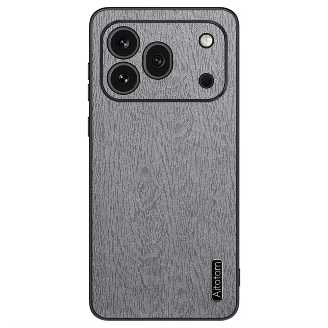 Coque Honor 600 Pro effet bois simili cuir