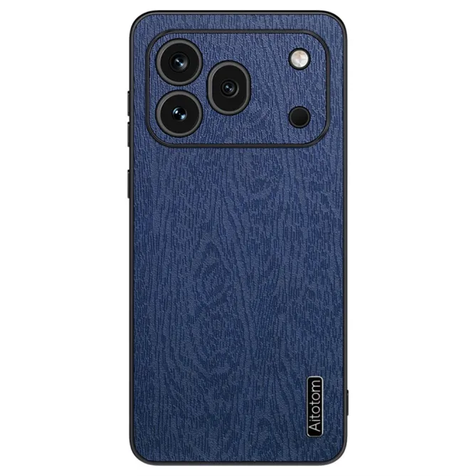 Coque Honor 600 Pro effet bois simili cuir